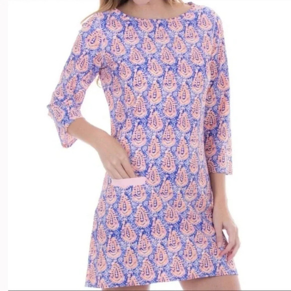 EUC Cabana Life Shift Dress Beach CoverUp size M Coastal Cottage Resort wear - Picture 5 of 10